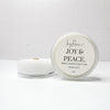 Luxury Jumbo Tealight that smells like Blueberry Cheesecake, Graham Cracker, and Cream.