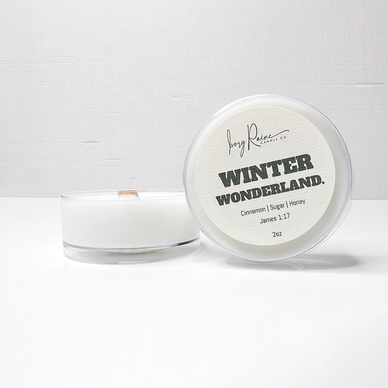 Luxury 2oz Jumbo Tealight that smells like Cinnamon, Sugar, and Honey.