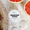 Luxury 2oz Jumbo Tealight that smells like Grapefruit, Passionfruit, and Sugarcane.